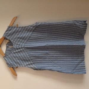 JCrew Blue Striped Tank Top Size 4